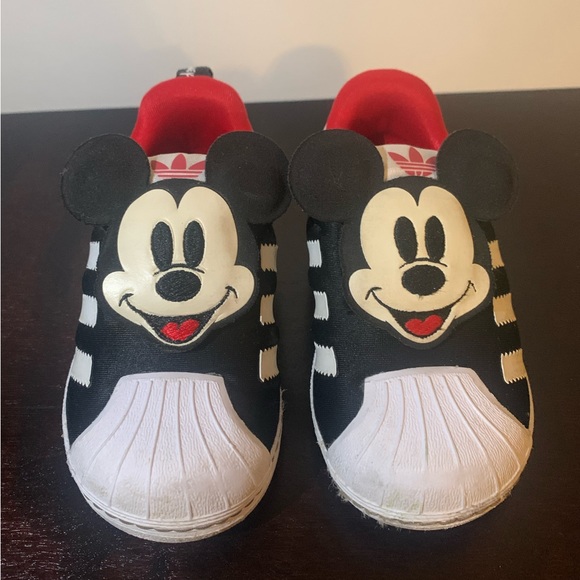 adidas Other - Adidas Disney Mickey Mouse Superstar 360 Sneakers - Kids Size 6.5